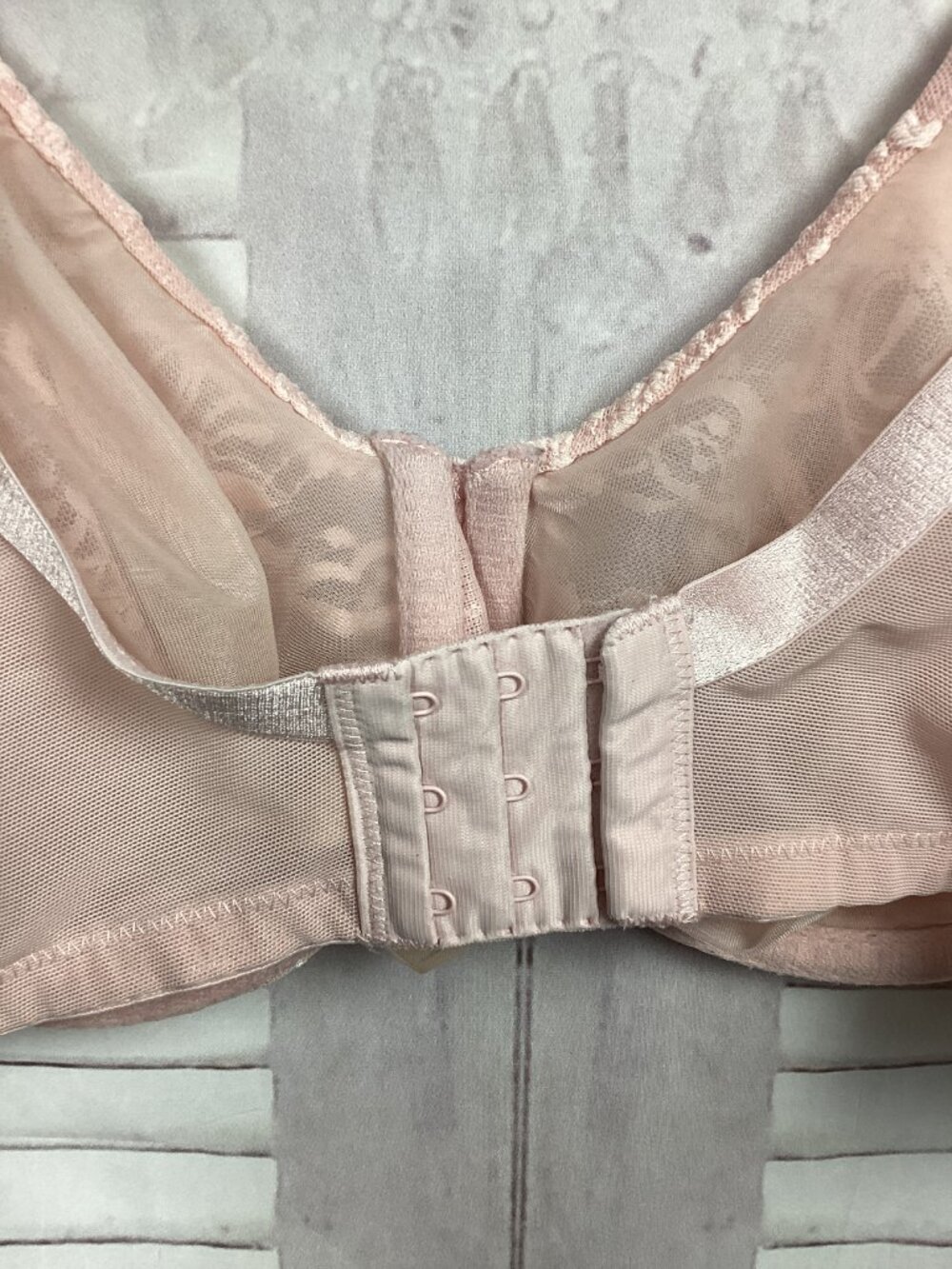 Cacique Bra Lace Pink Peach 38C - Picture 6 of 7
